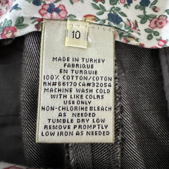 🟣 Elevenses Womens Wide Leg Gray Trouser Career Slacks Pants Size 10 - Picture 8 of 11